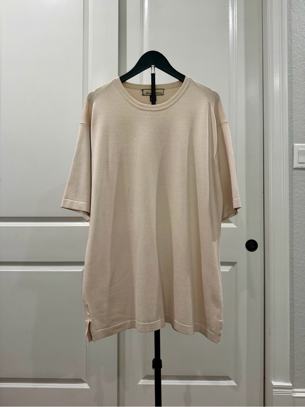 Tommy Bahama Cream Short-Sleeve Crew Tee